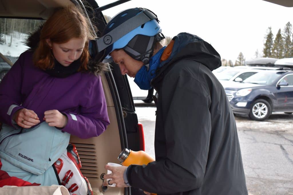 ski lunch tailgating