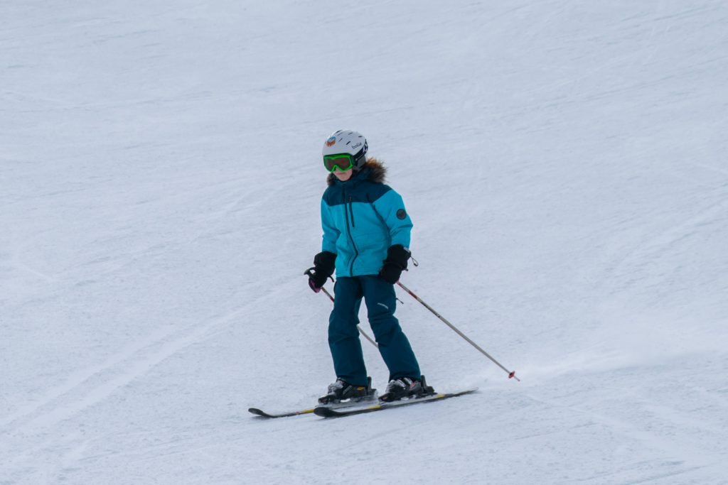 ski girl in utah