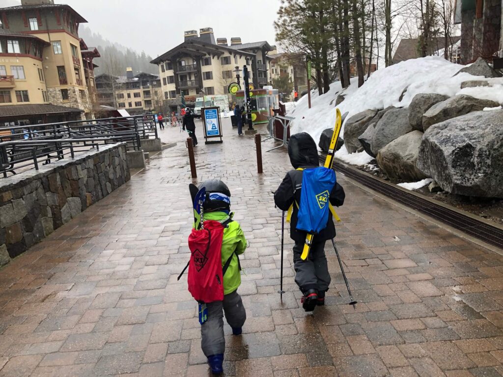 apres ski with kids at squaw valley