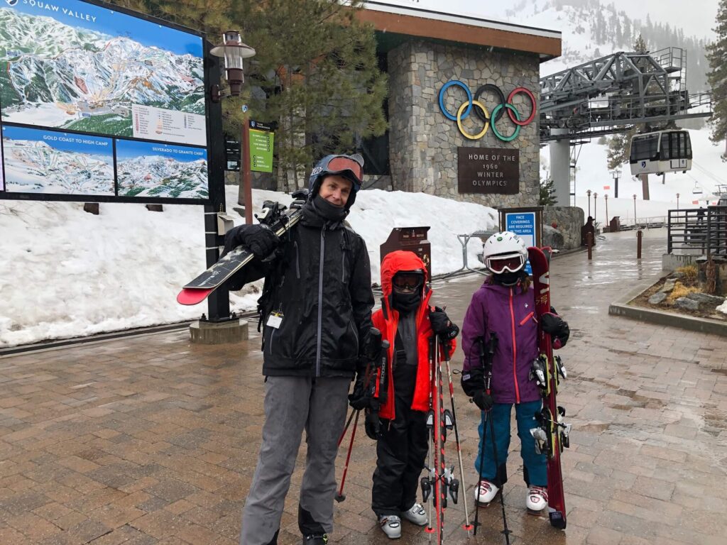 kids skiing squaw valley