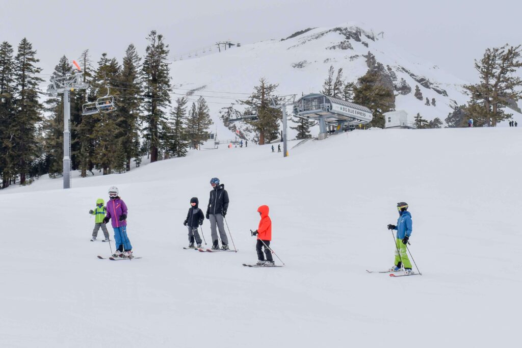 kids skiing squaw valley