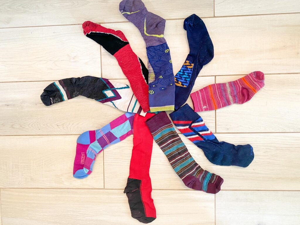 Kids ski socks