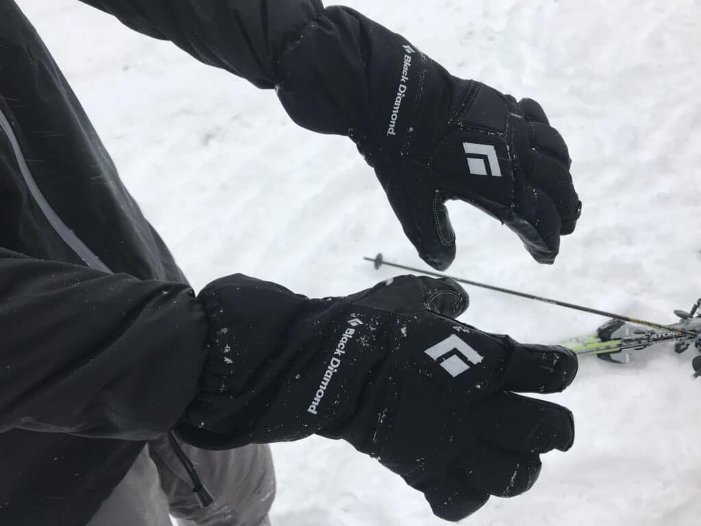 Black diamond gloves