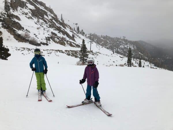 shred dog kids ski coats while skiing for free