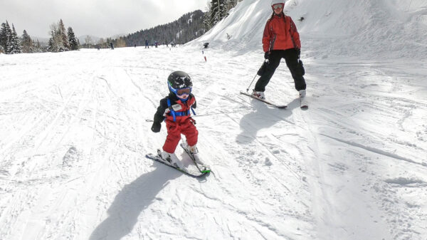 skiing with toddlers