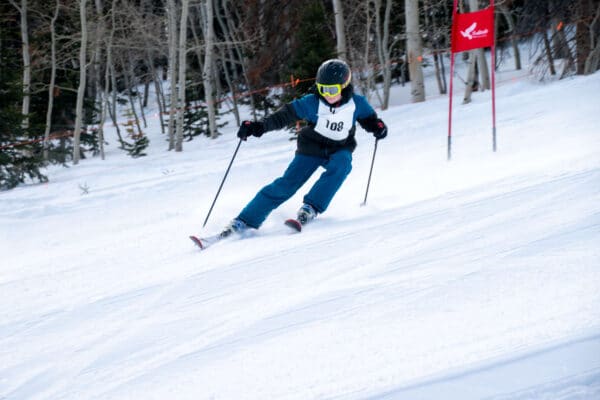 teen ski racer