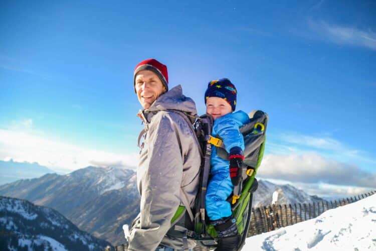 Skiing with a Baby Do s Don ts for Parents Skiing Kids