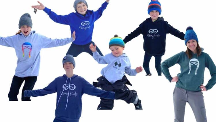 Skiing Kids Clothing Designs