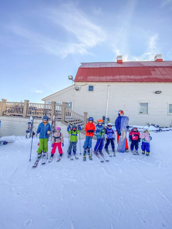 big family skiing nordic vally utah affordable ski resort