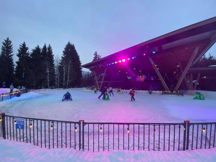 whilster olympic village skating rink