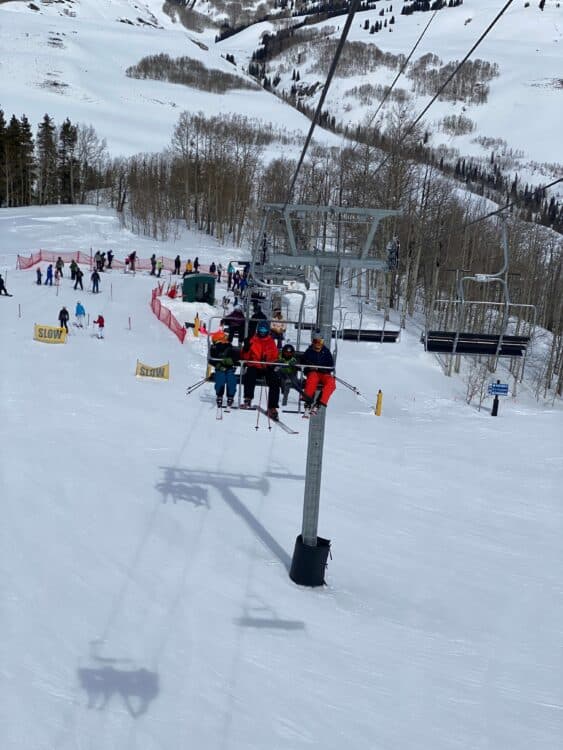 skiing Crested Butte with kids