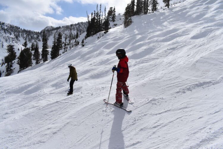 SKiing utah with kids