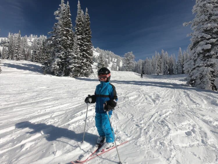 Utah skiing with kids