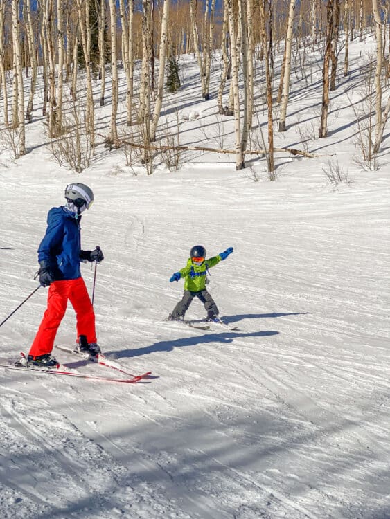 Ski park city utah ski kids