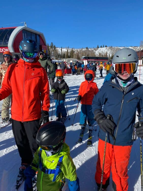 Park city ski crowds