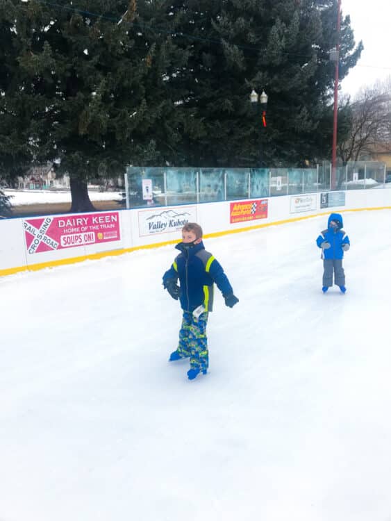 midway outdoor ice skating rink utah