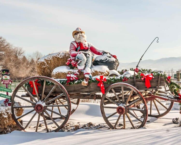 western ski snow santa