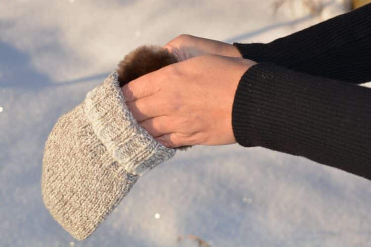 reusable hand warmers in mittens