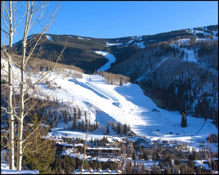 vail ski in ski out village