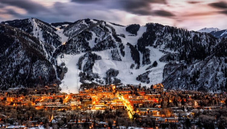 aspen in winter