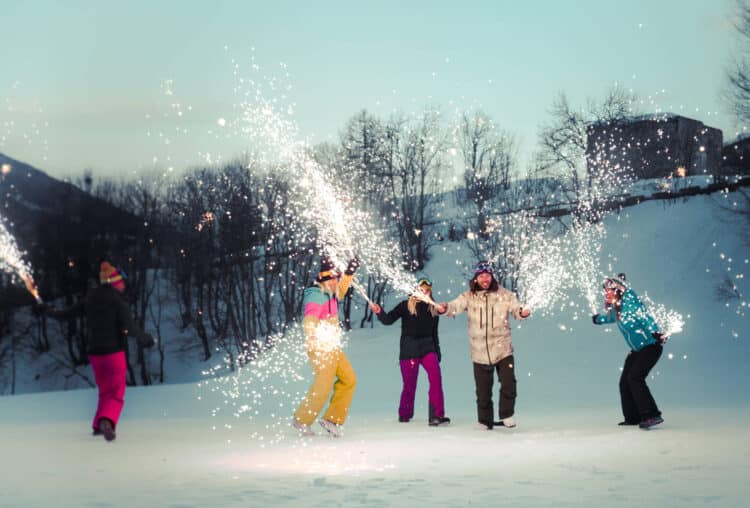 new years eve celebrations at the ski hill