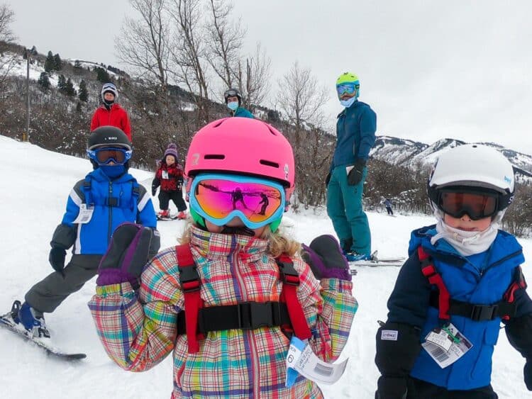 little kids ski helmet for skiing