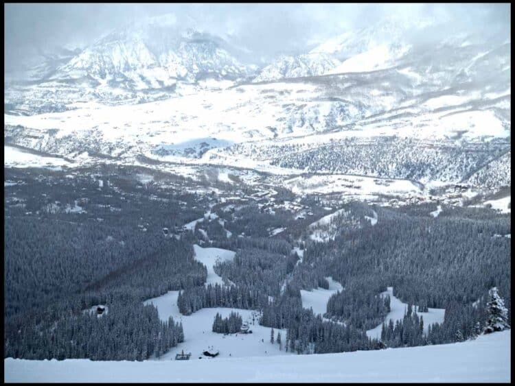 TElluride ski resort ski in ski out