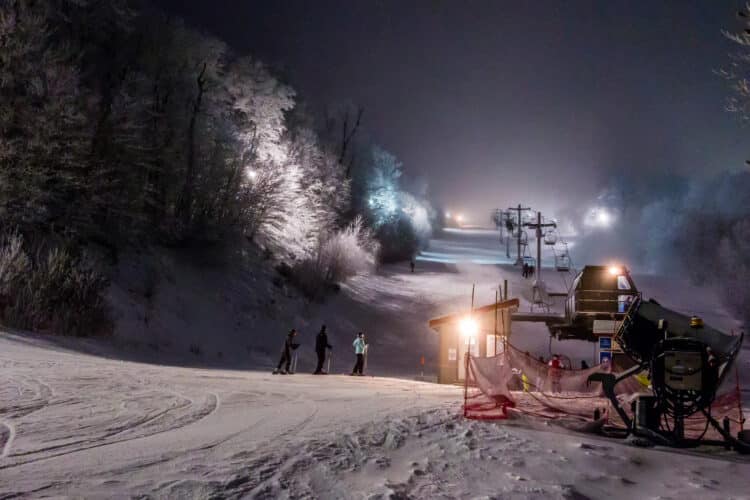 night time skiing at sugar mountain north carolina