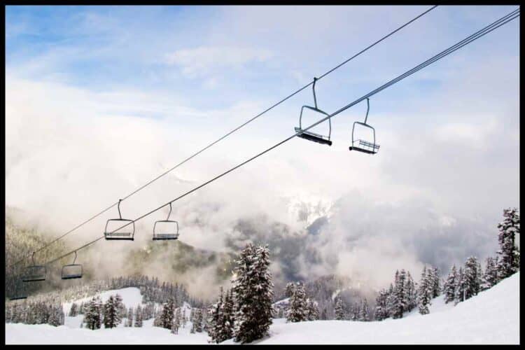 Chair lift Liberty Mountain Resort