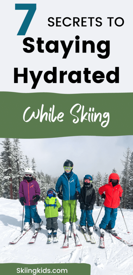 7 tips for staying hydrated while skiing